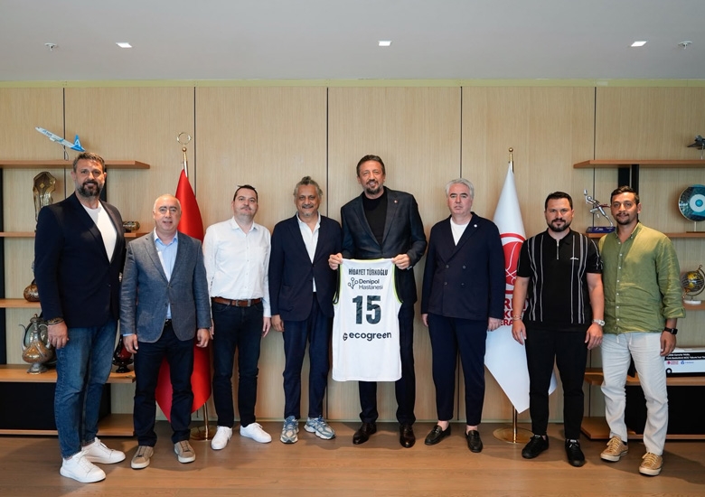 Yukatel Denizli Basket’ten TBF’ye anlamlı ziyaret!